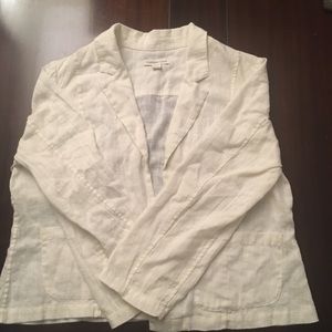 Coldwater Creek Linen Blazer